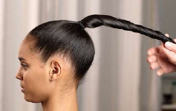 Avoid tight hairstyles