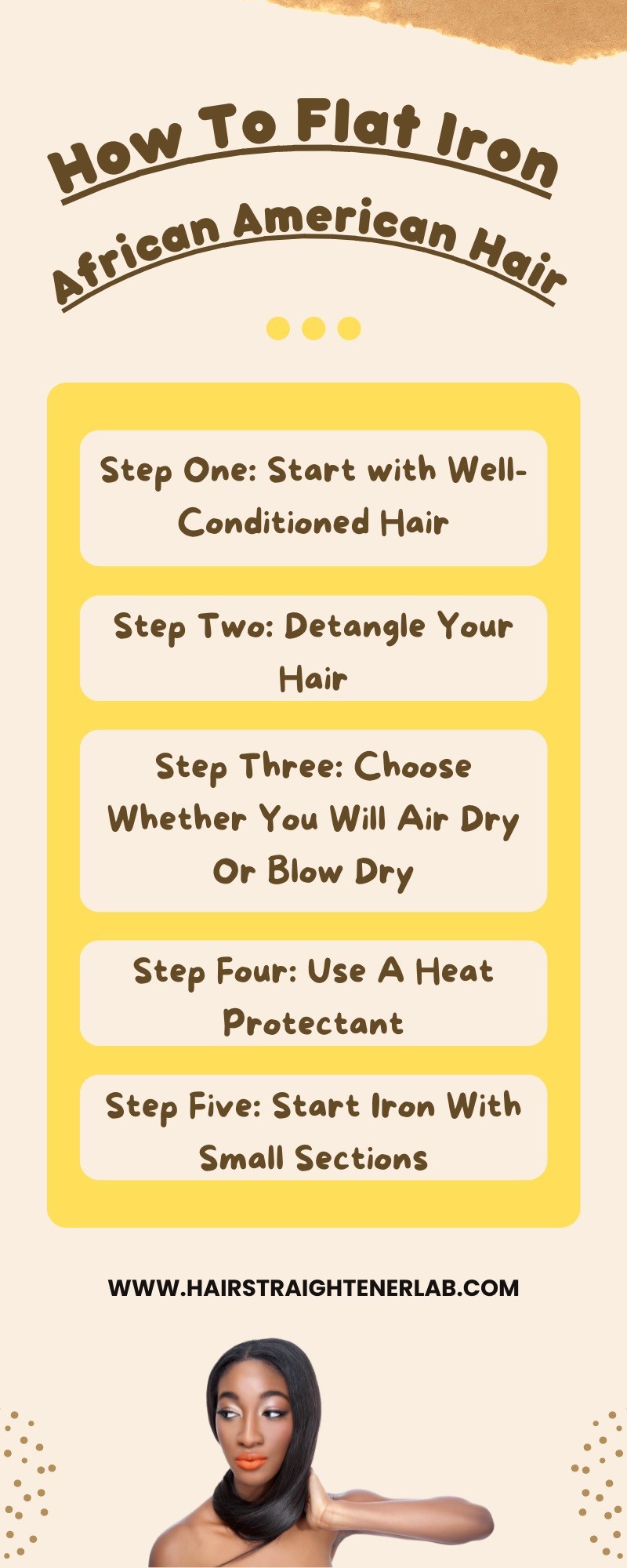 How To Flat Iron African American Hair