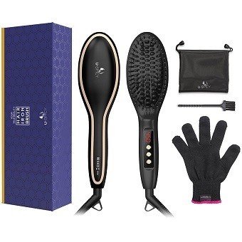 USpicy Hair Straightening Brush