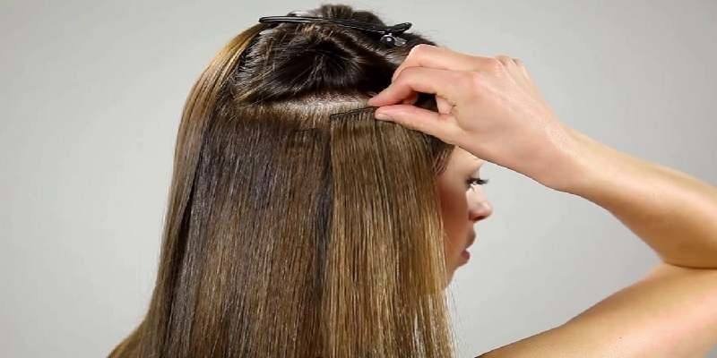 Using Hair Clips In Separating Hair Using Hair Clips In Separating Hair