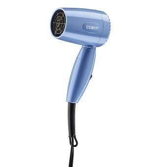 Conair 1600-Watt Compact Hair Dryer with Folding