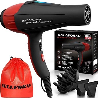BellForno Professional Ionic Salon Hair Dryer