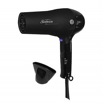 Sunbeam Retractable Cord Folding Hair Dryer