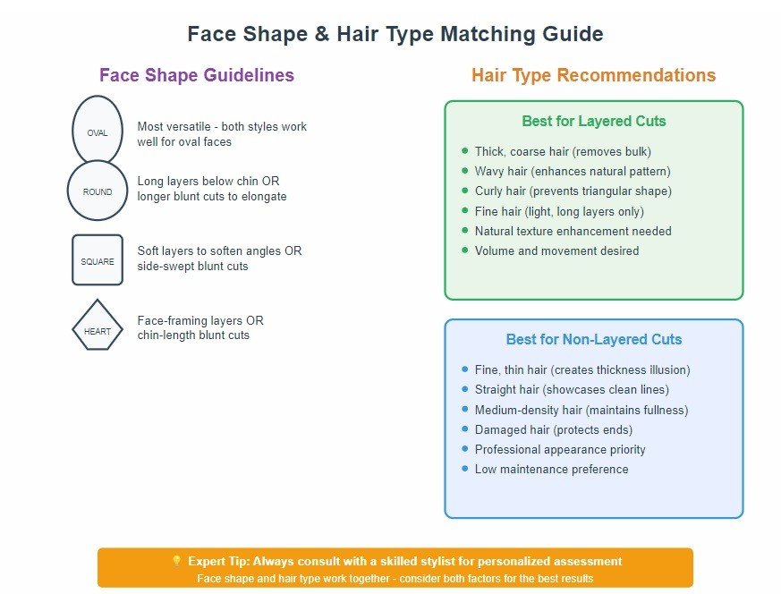 Face Shape and Hair Type Matching