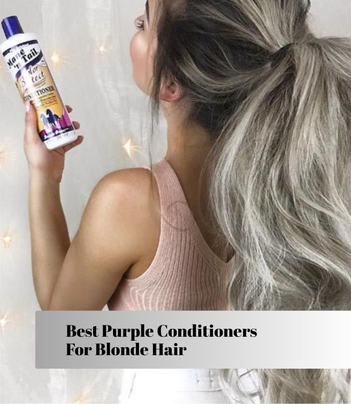 best purple conditioners for blonde hair