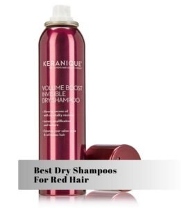best dry shampoos for red hair