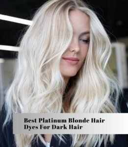 best platinum blonde hair dyes for dark hair