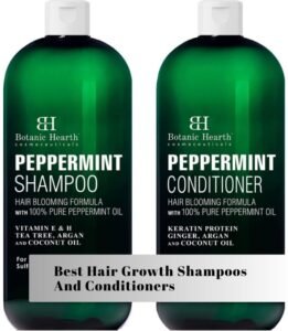 best hair growth shampoos and conditioners