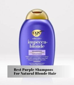 best purple shampoos for natural blonde hair