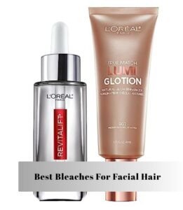 best bleaches for facial hair