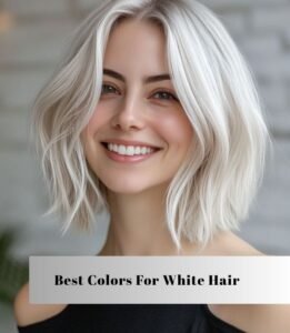 best colors for white hair