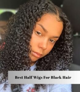 best half wigs for black hair