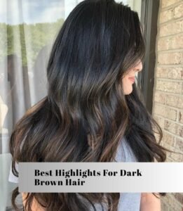 best highlights for dark brown hair