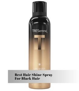best hair shine spray for black hair
